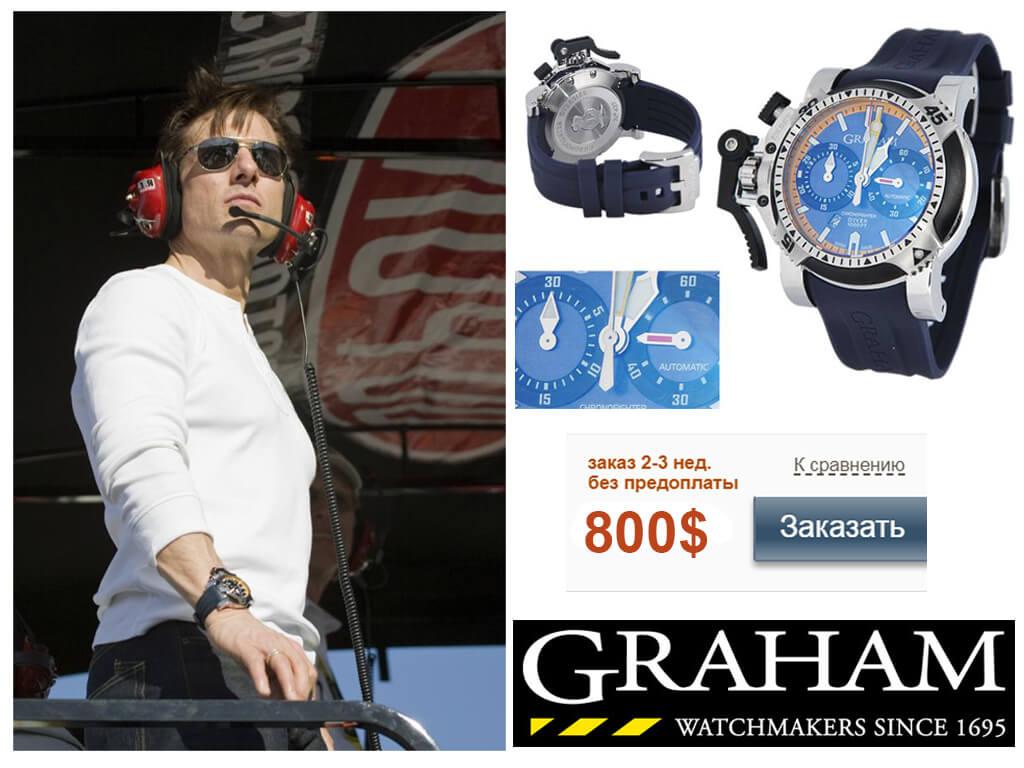 Том Круз и его часы Graham Chronofighter Oversize Diver 