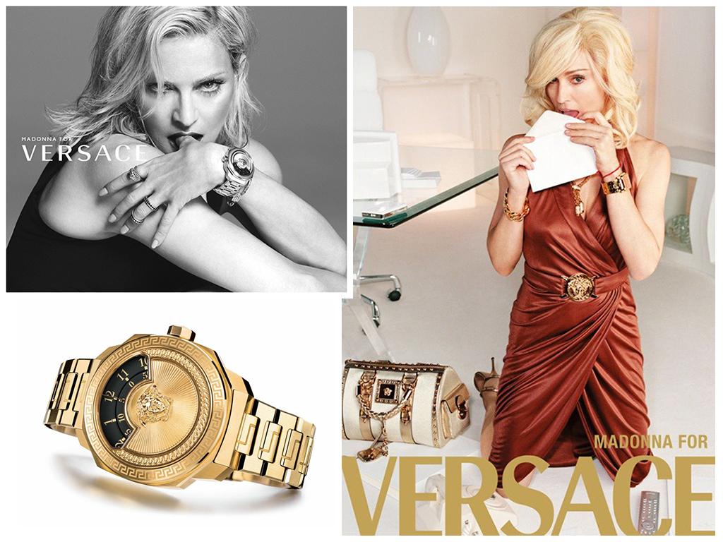 Часы Мадонны от Versace 
