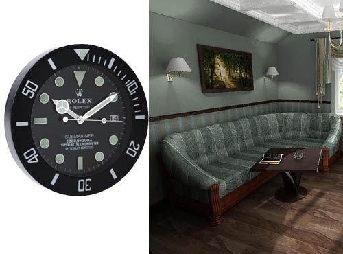 Интерьерные часы на стену от Rolex
