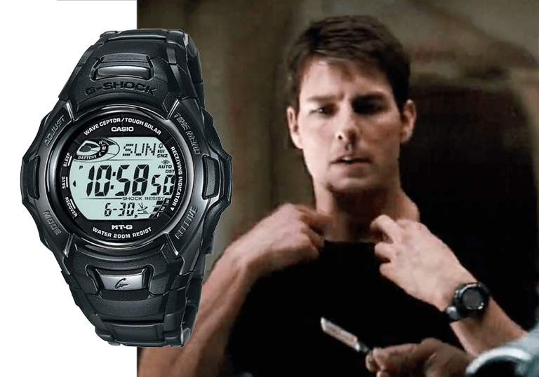 “Миссия: невыполнима 3” (2006): наручные часы Тома Круза (Итана Ханта) Casio G-Shock MTG-910D