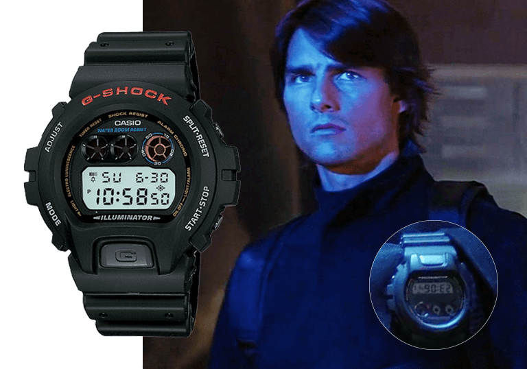 “Миссия: невыполнима 2” (2000): наручные часы Тома Круза (Итана Ханта) Casio G-Shock DW-6900