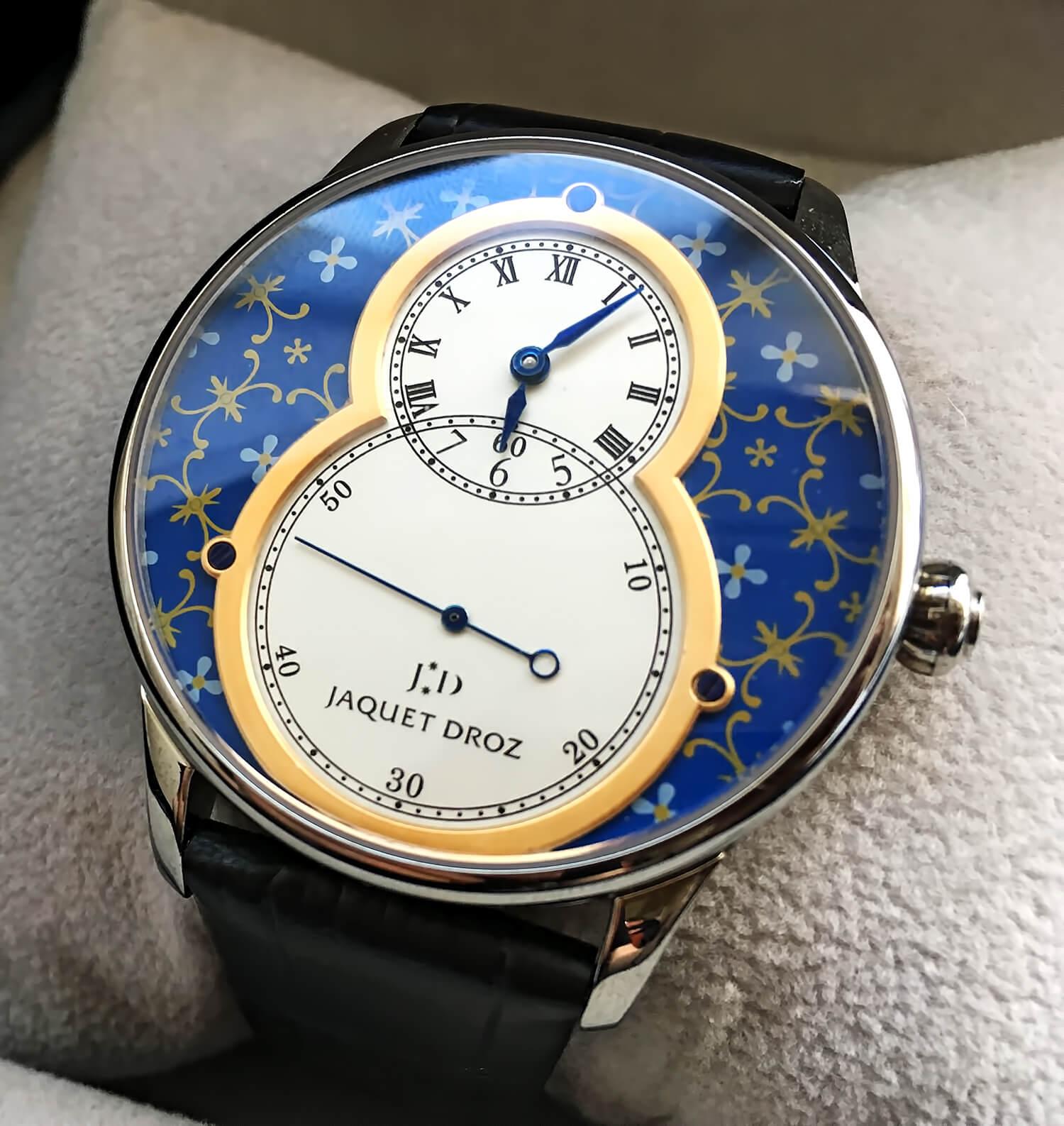 Часы копия Jaquet Droz Grande Seconde Paillonné Enamel