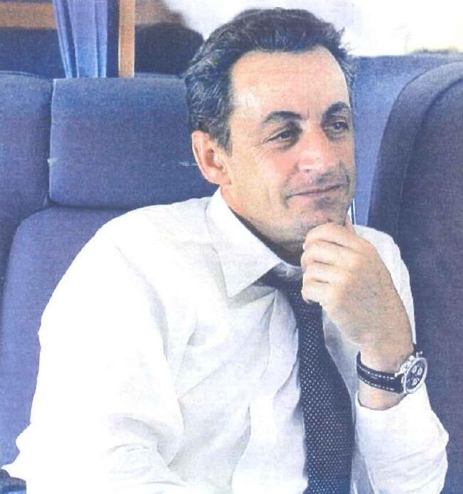 Николя Саркози и его часы Breitling Navitimer