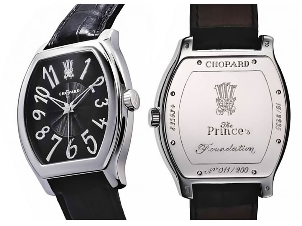 Процент с продажи часов Chopard из серии Prince of Wales идет на счета благотворительной организации, которую курирует принц Чарльз