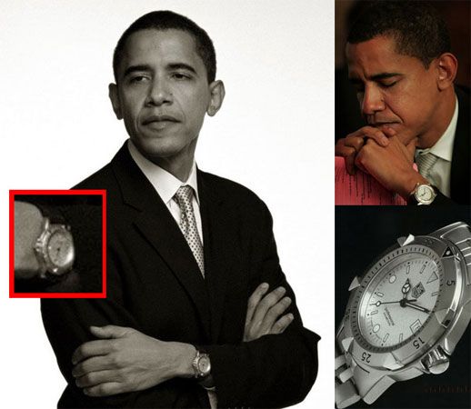 Часы Tag Heuer Барака Обамы