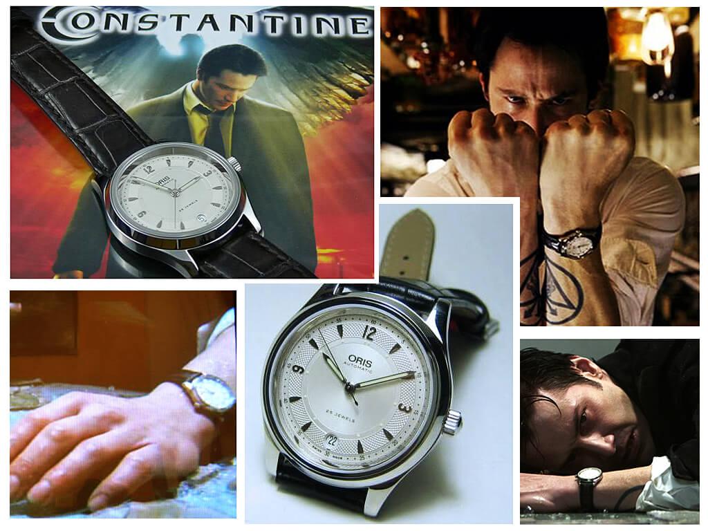 В фильме "Константин" на запястье Киану Ривза были замечены классические часы Oris Modern Classic
