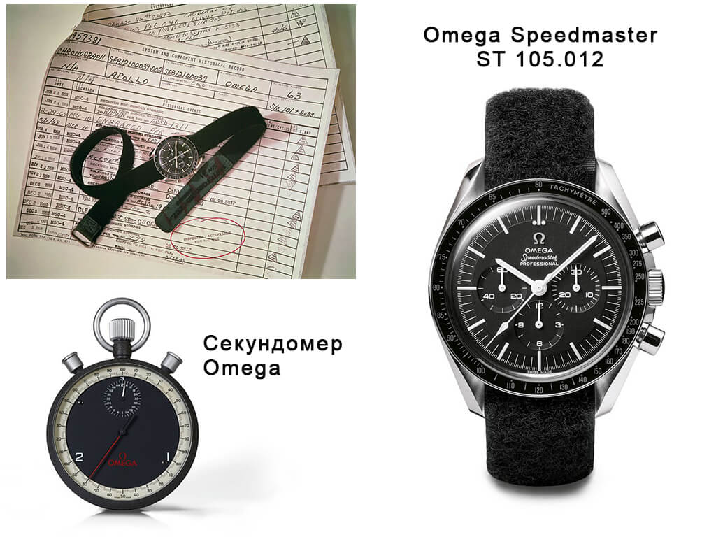«Человек на Луне» (2018): наручные часы астронавтов «Аполлона -11» Omega Speedmaster ST 105.012 и секундомеры OMEGA