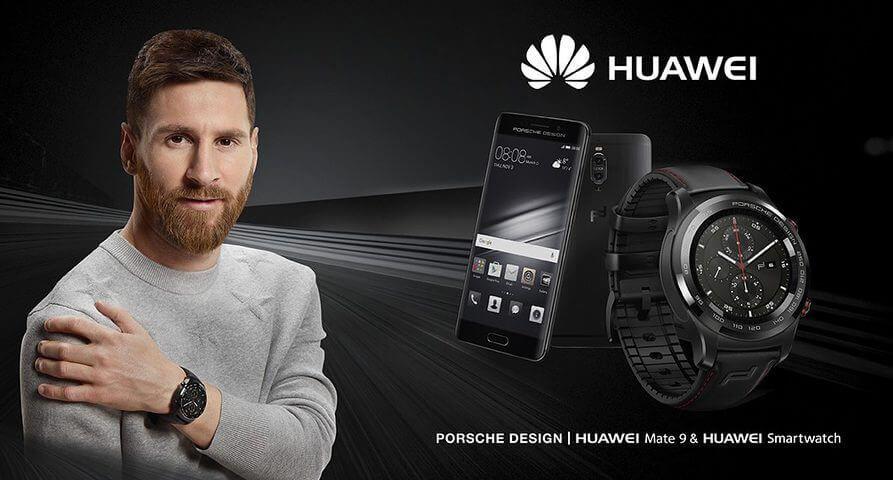Смарт-часы Лионеля Месси Porsche Design Huawei Watch 2 