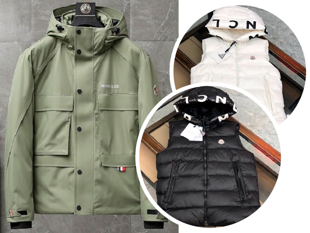 Куртка и жилетки от Moncler