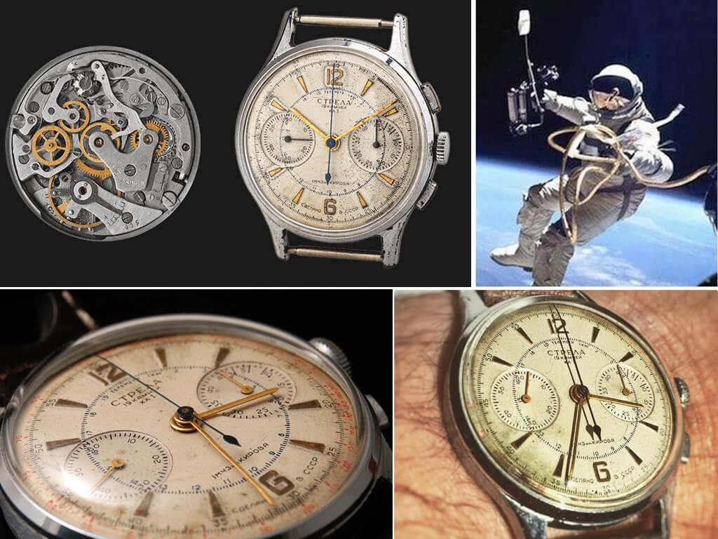 Часы "Стрела", крепившиеся на рукав скафандра, вместе с Алексеем Леоновым первыми вышли в открытый космос
