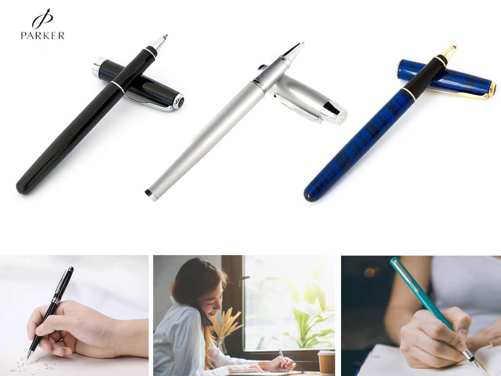 Шариковые ручки от компании Parker выглядят не менее статусно