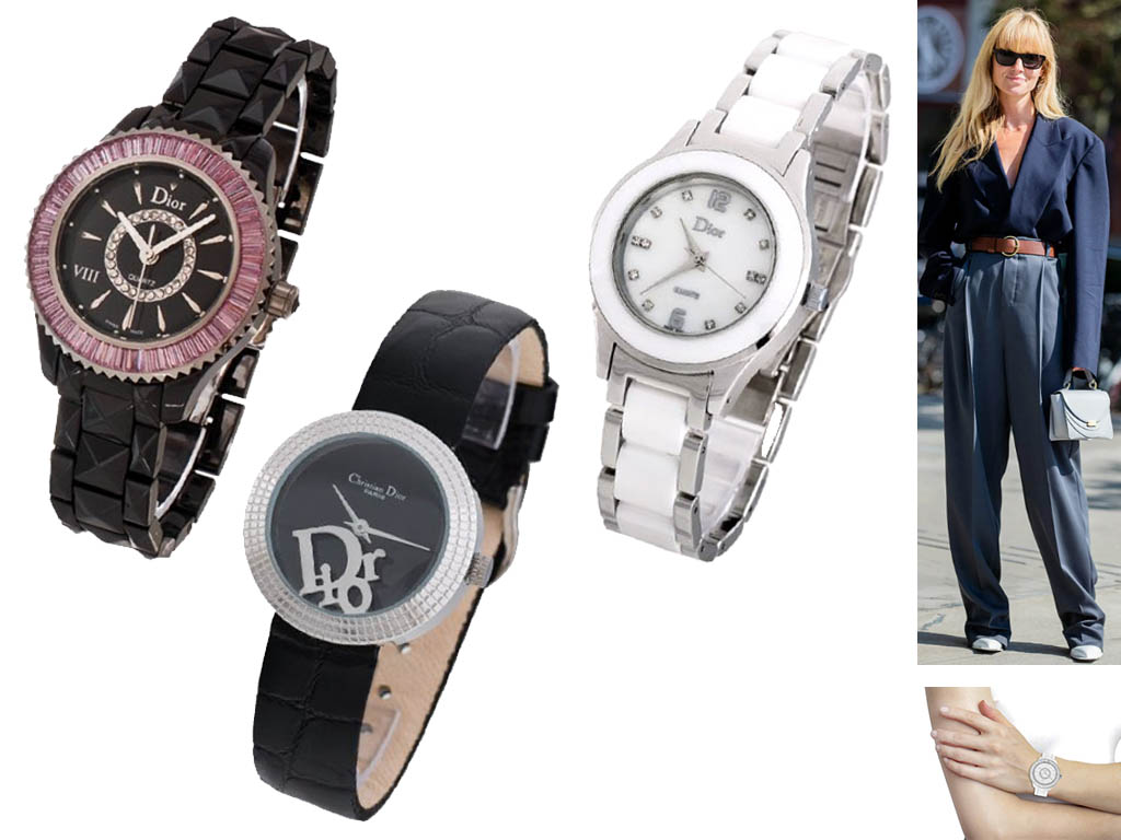 Кварцевые женские часы Christian Dior