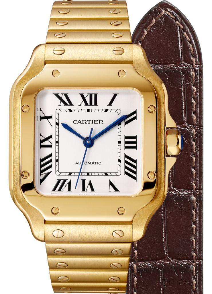 «Уолл-стрит» (1987): часы Майкла Дугласа (Гордона Гекко) Cartier Santos