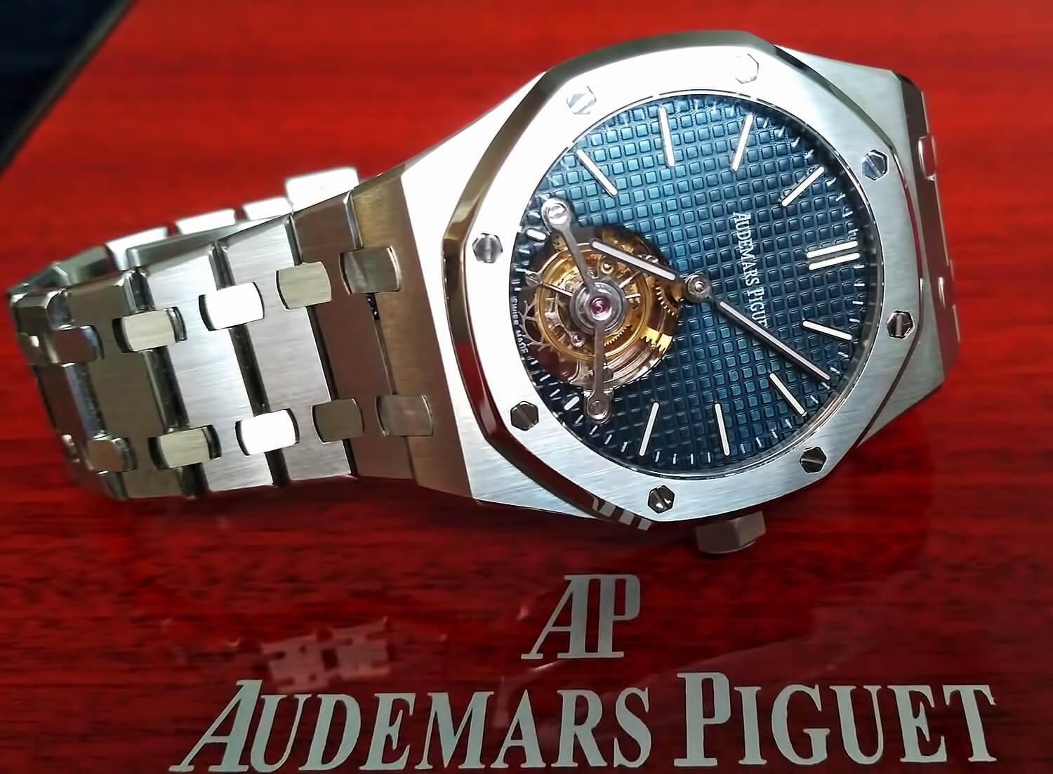 Высокоточная реплика швейцарских часов Audemars Piguet Royal-Oak Tourbillon Extra-Thin