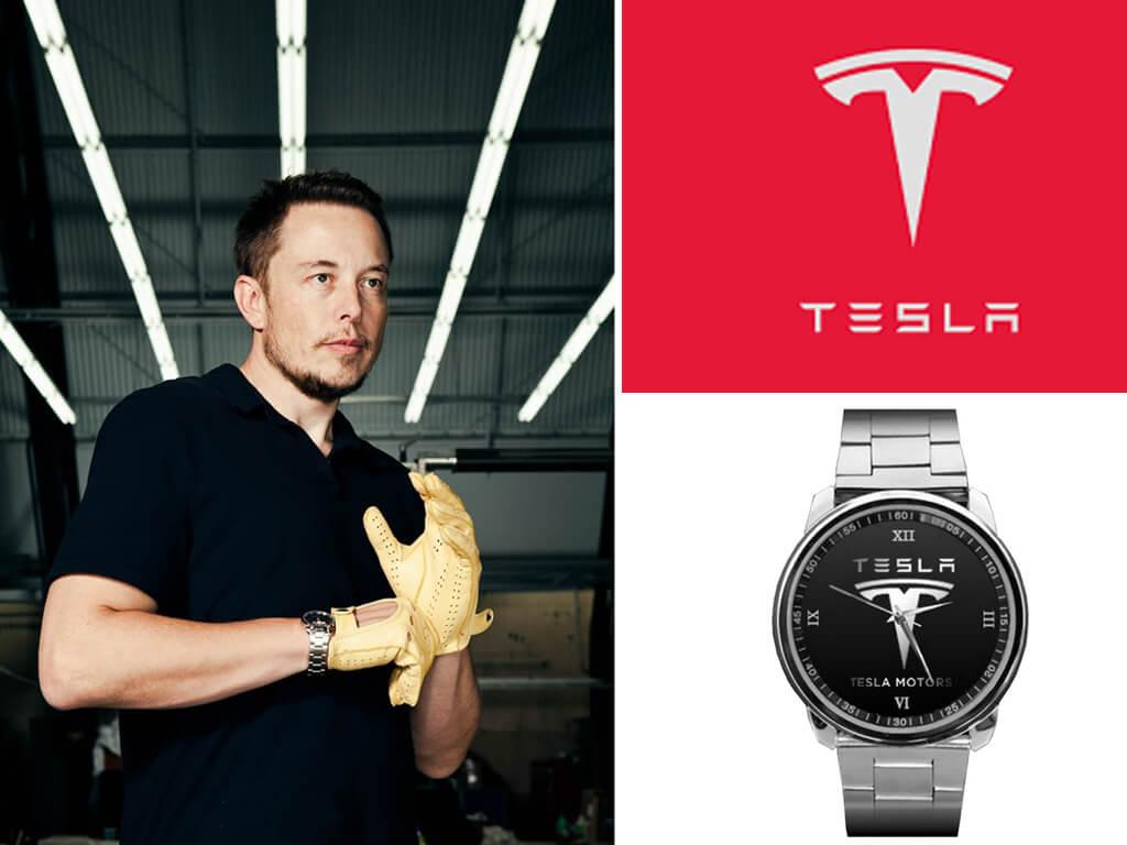 Илон Маск и его часы Tesla