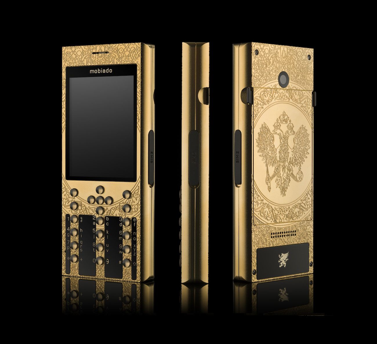 Элитный смартфон из золота 24K Mobiado Professional 3 GCB Great Empire (дань уважения Российской империи)