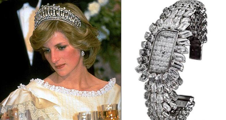 Платиновые часы Vacheron Constantin Lady Kalla принцесса Диана получила случаю помолвки 