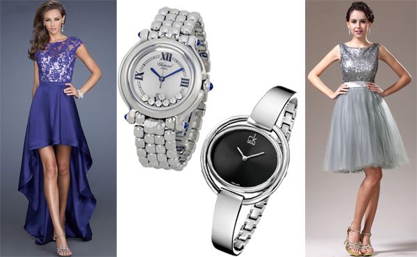 Женские брендовые часы Chopard и Calvin Klein