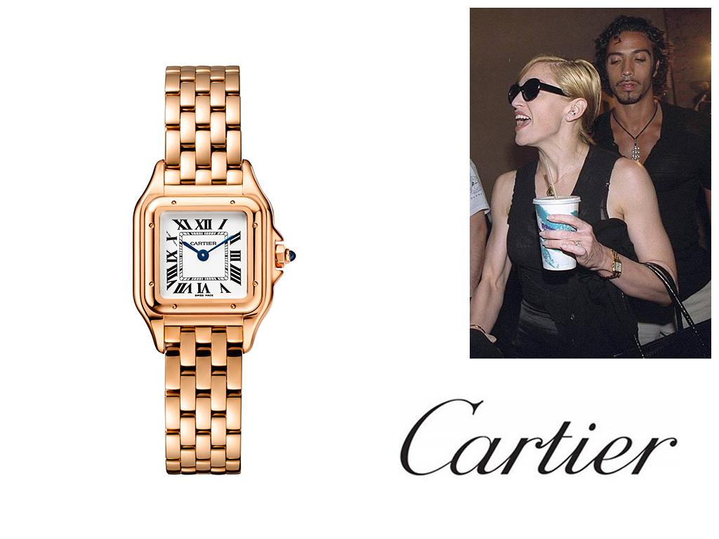 Часы Мадонны Cartier Tank 