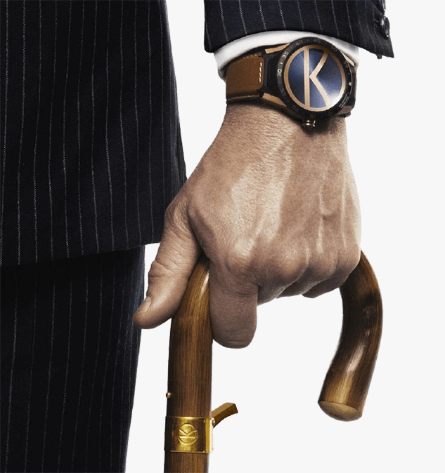 “Kingsman: Золотое кольцо” (2017): главный герой Гари “Эггси” Прайс в исполнении Тэрона Эджертона носит TAG Heuer Connected Modular 45
