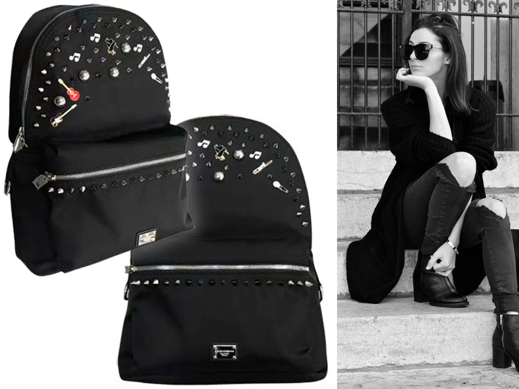 Черный женский рюкзак Dolce & Gabbana