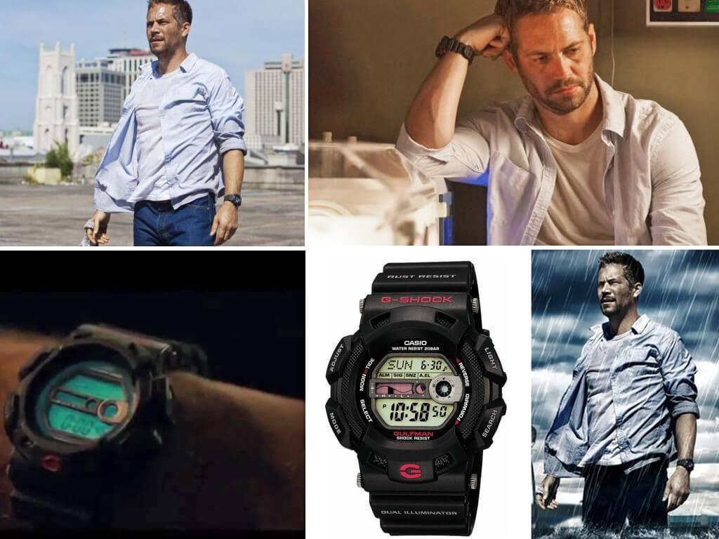 Пол Уокер и его часы Ca­sio G-Shock G9100-1 в фильме «Часы»